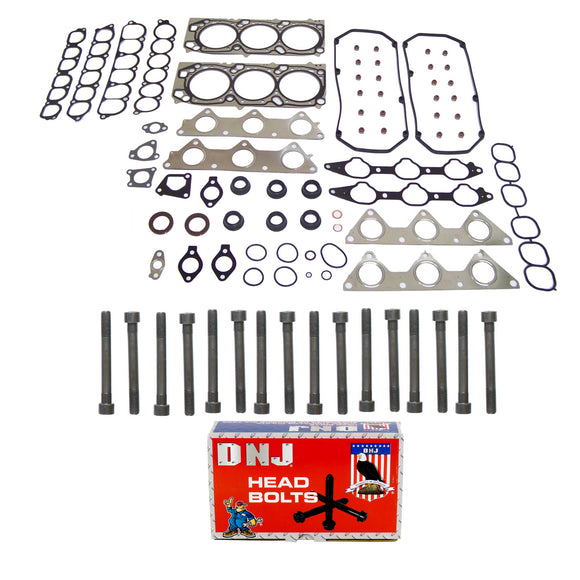 Cylinder Head Gasket set with Head Bolt Kit 2003-2011 Mitsubishi 3.8L