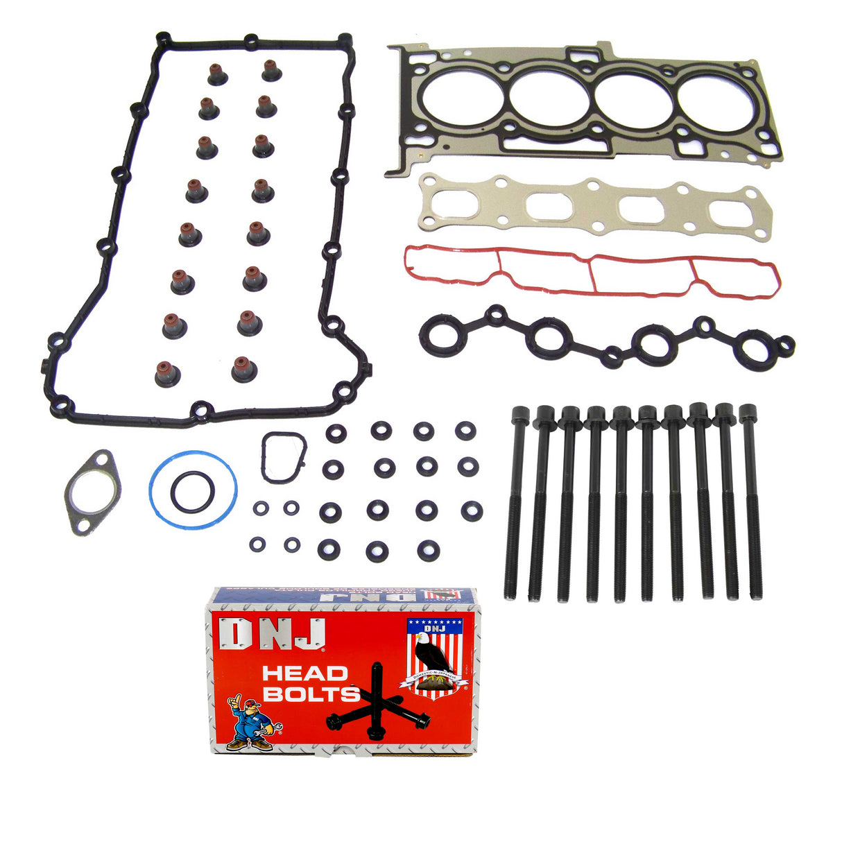 Cylinder Head Gasket set with Head Bolt Kit 2007-2020 Chrysler,Dodge,Jeep 2.4L