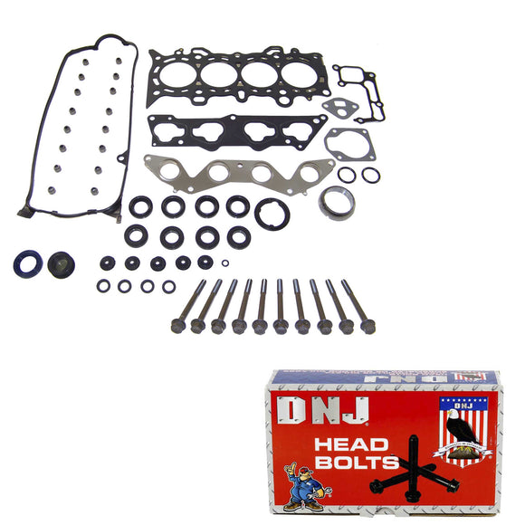 Cylinder Head Gasket set with Head Bolt Kit 2001-2005 Honda 1.7L