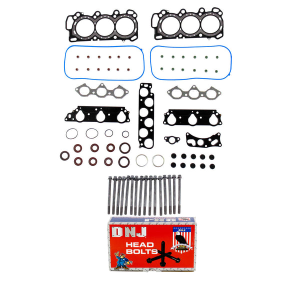 Cylinder Head Gasket set with Head Bolt Kit 1999-2001 Honda 3.5L