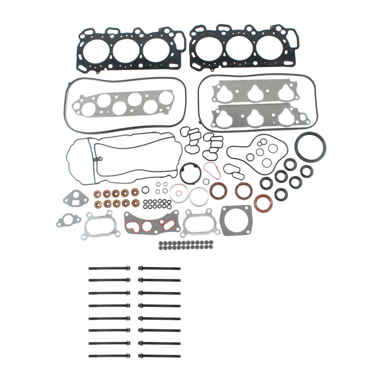 Cylinder Head Gasket set with Head Bolt Kit 2005-2007 Honda 3.0L