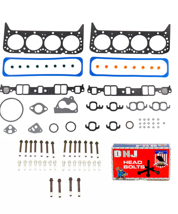 Cylinder Head Gasket set with Head Bolt Kit 1987-1996 Avanti,Buick,Cadillac,Chevrolet,GMC,Oldsmobile,Pontiac 5.0L