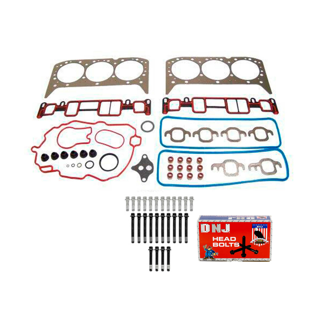 Cylinder Head Gasket set with Head Bolt Kit 1996-2006 Chevrolet,GMC,Isuzu,Oldsmobile 4.3L
