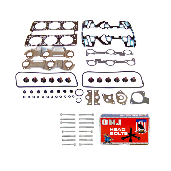 Cylinder Head Gasket set with Head Bolt Kit 1996-1999 Buick,Chevrolet,Oldsmobile,Pontiac 3.1L