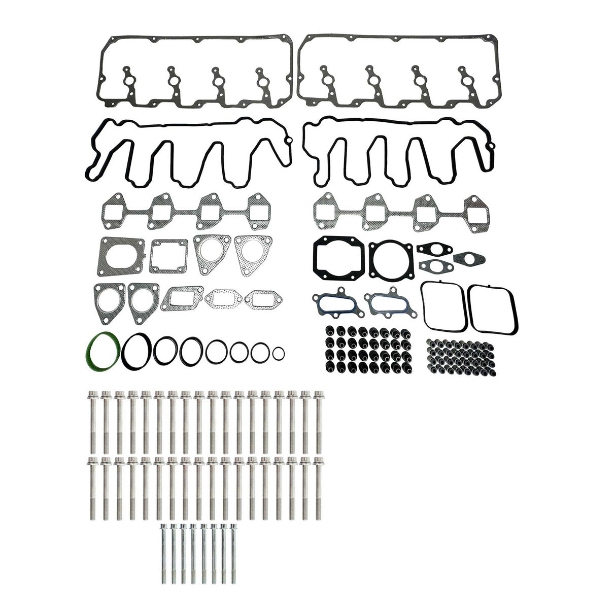 Cylinder Head Gasket set with Head Bolt Kit 2010-2016 Chevy & GMC Trucks w/6.6L V8