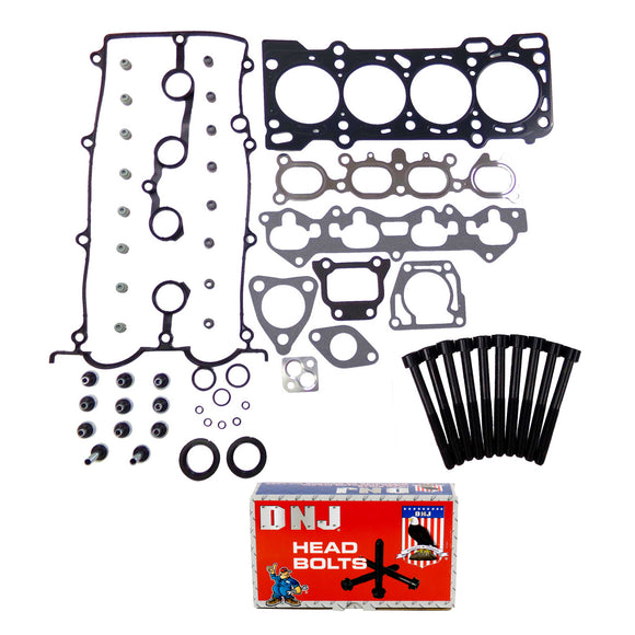 Cylinder Head Gasket set with Head Bolt Kit 1999-2000 Mazda 1.8L