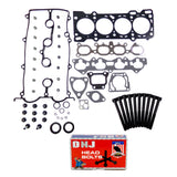 Cylinder Head Gasket set with Head Bolt Kit 1999-2000 Mazda 1.8L