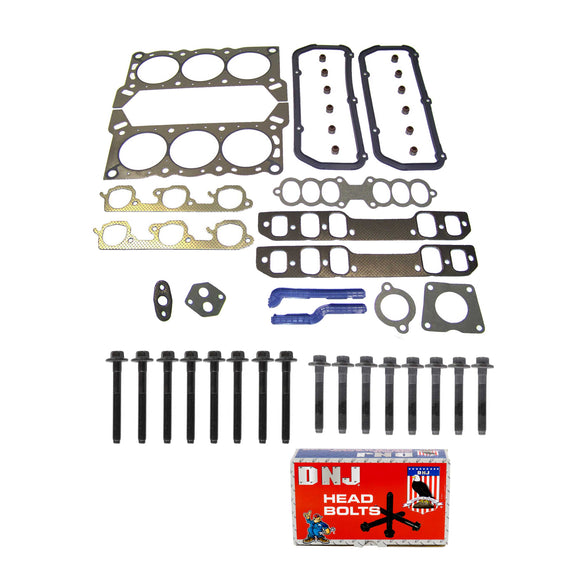 Cylinder Head Gasket set with Head Bolt Kit 1989-1993 Ford,Mercury 3.8L