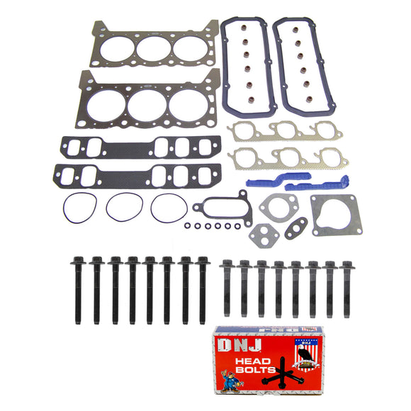 Cylinder Head Gasket set with Head Bolt Kit 1989-1993 Ford,Mercury 3.8L