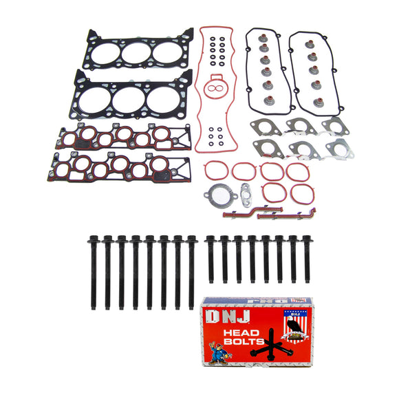 Cylinder Head Gasket set with Head Bolt Kit 1999-2003 Ford 3.8L