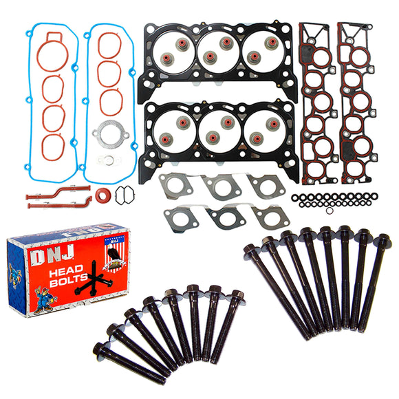 Cylinder Head Gasket set with Head Bolt Kit 2005-2008 Ford,Mercury 3.9L-4.2L