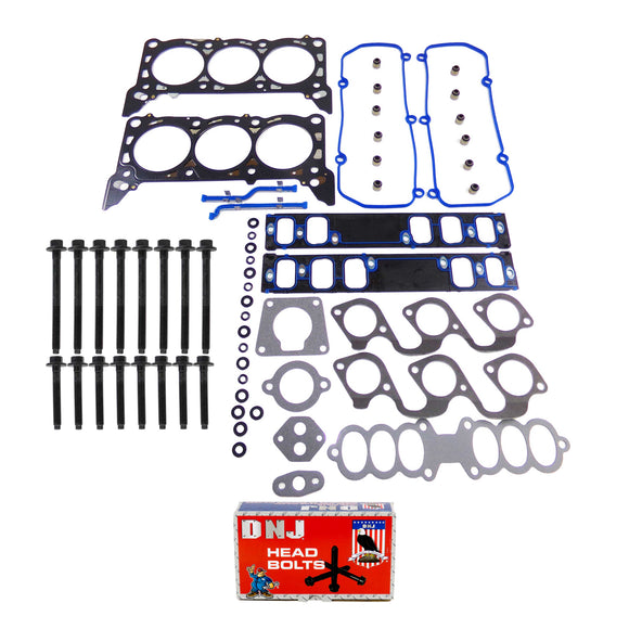 Cylinder Head Gasket set with Head Bolt Kit 1997-1998 Ford,Mercury 3.8L