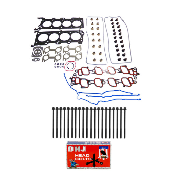 Cylinder Head Gasket set with Head Bolt Kit 2001-2002 Ford,Lincoln,Mercury 4.6L