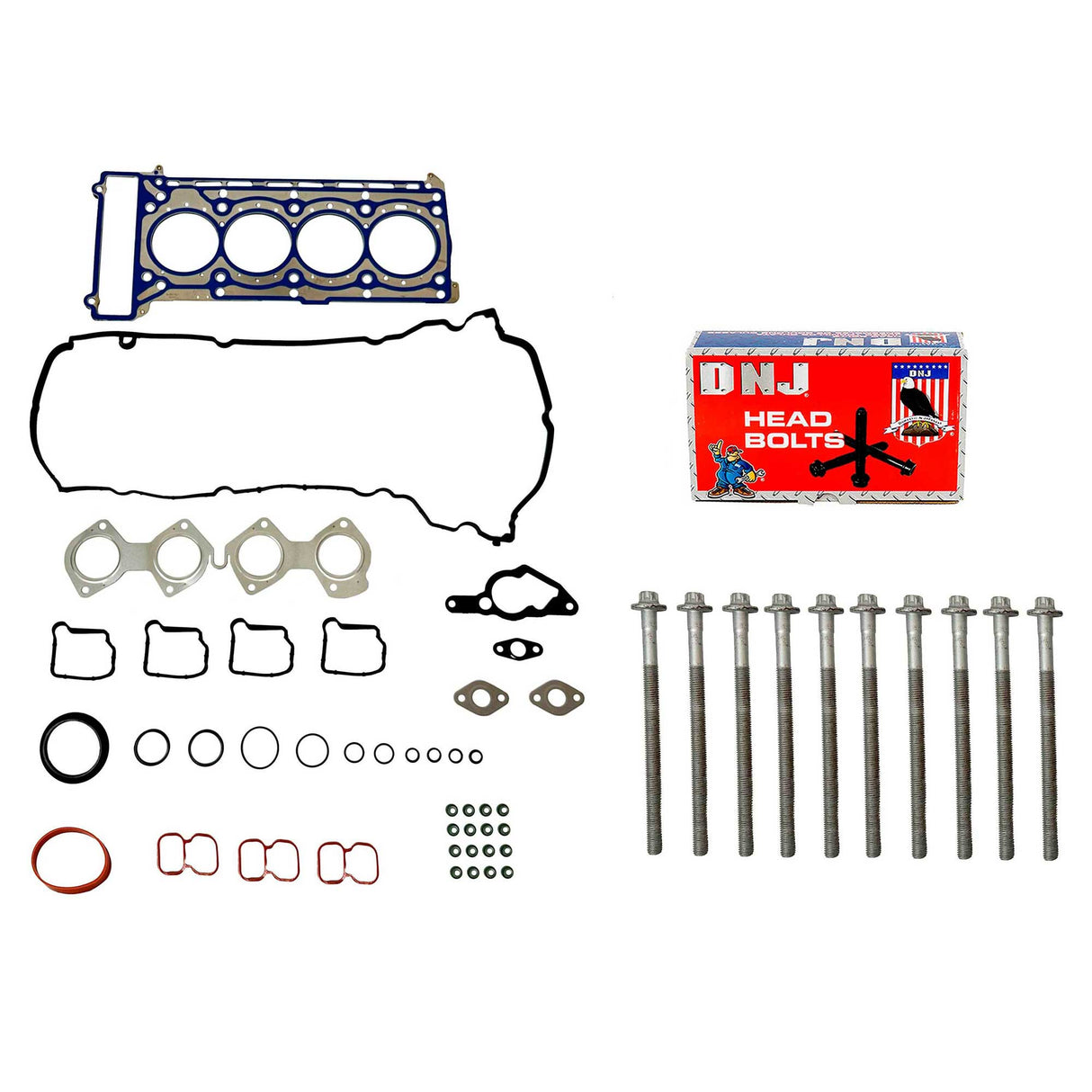 Cylinder Head Set with Head Bolt Kit For 2012-2015 Mercedes-Benz DOHC
