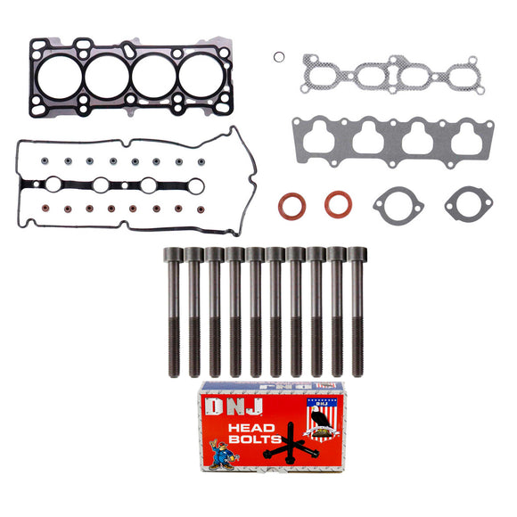 Cylinder Head Gasket set with Head Bolt Kit 1999-2001 Mazda 1.6L