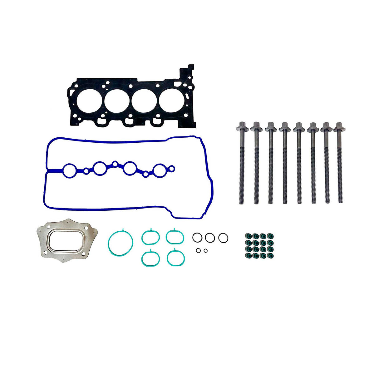 Cylinder Head Set with Head Bolt Kit 2017-2020 Hyundai 1.4L