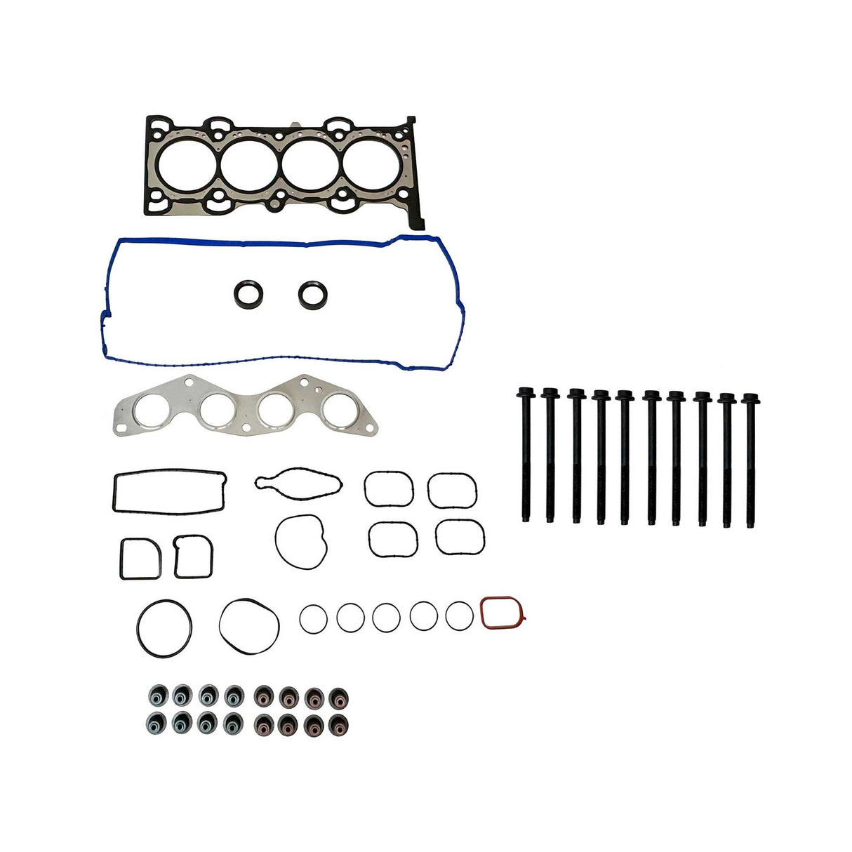 Cylinder Head Set with Head Bolt Kit 2018-2022 Ford 2.0L