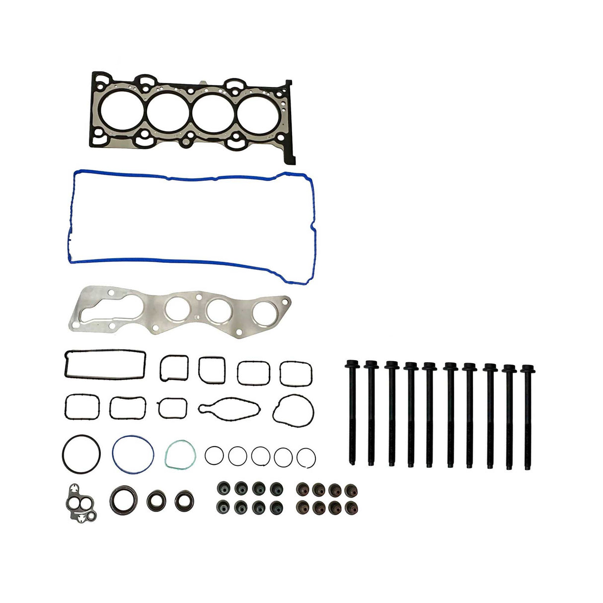 Cylinder Head Set with Head Bolt Kit 2019-2022 Ford 2.0L