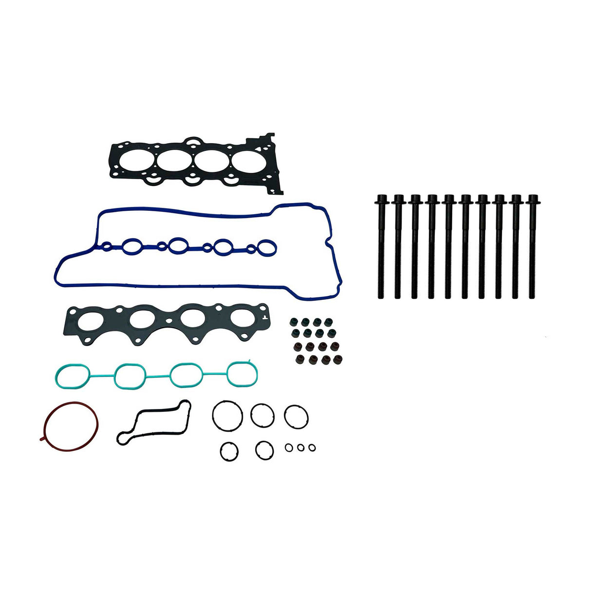Cylinder Head Set with Head Bolt Kit 2013-2022 Hyundai 1.6L