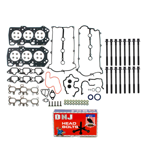 Cylinder Head Gasket set with Head Bolt Kit 1995-2002 Mazda 2.5L