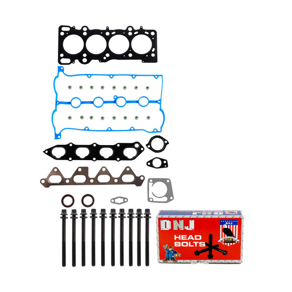 Cylinder Head Gasket set with Head Bolt Kit 2002-2004 Kia 1.8L