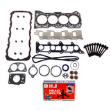 Cylinder Head Gasket set with Head Bolt Kit 1989-1995 Geo,Suzuki 1.6L