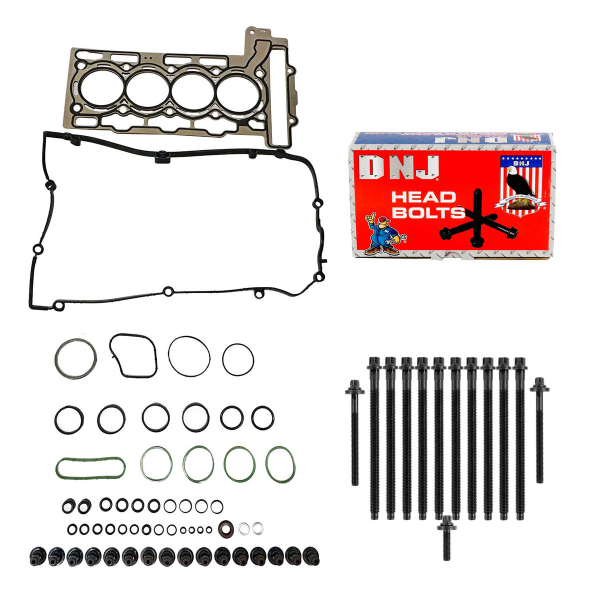 Cylinder Head Set with Head Bolt Kit 2011-2016 Mini 1.6L