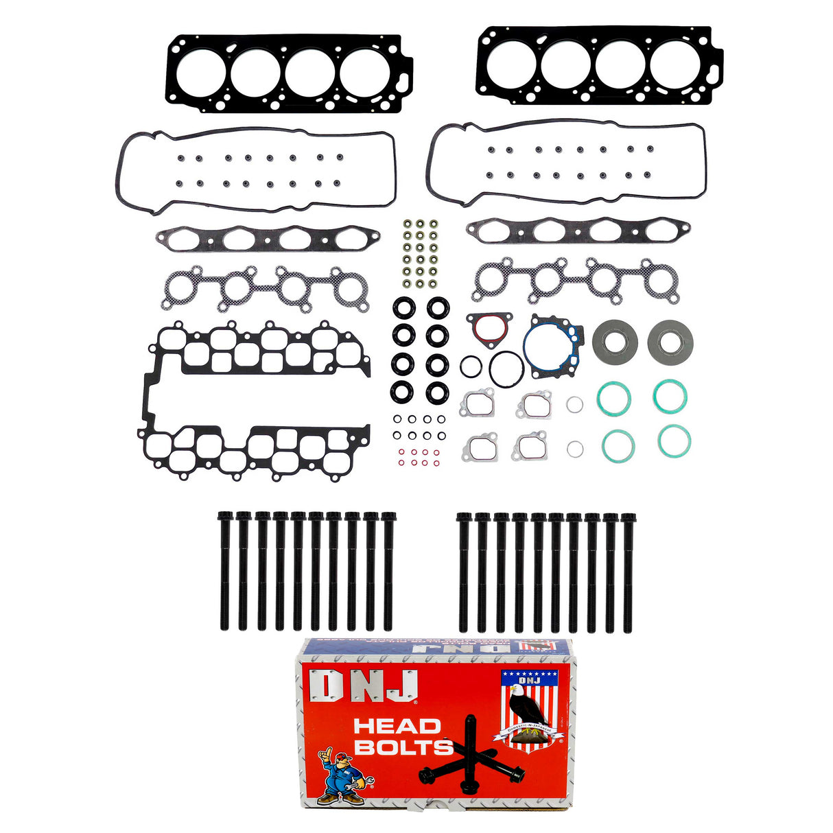 Cylinder Head Gasket set with Head Bolt Kit 1998-2004 Lexus,Toyota 4.7L