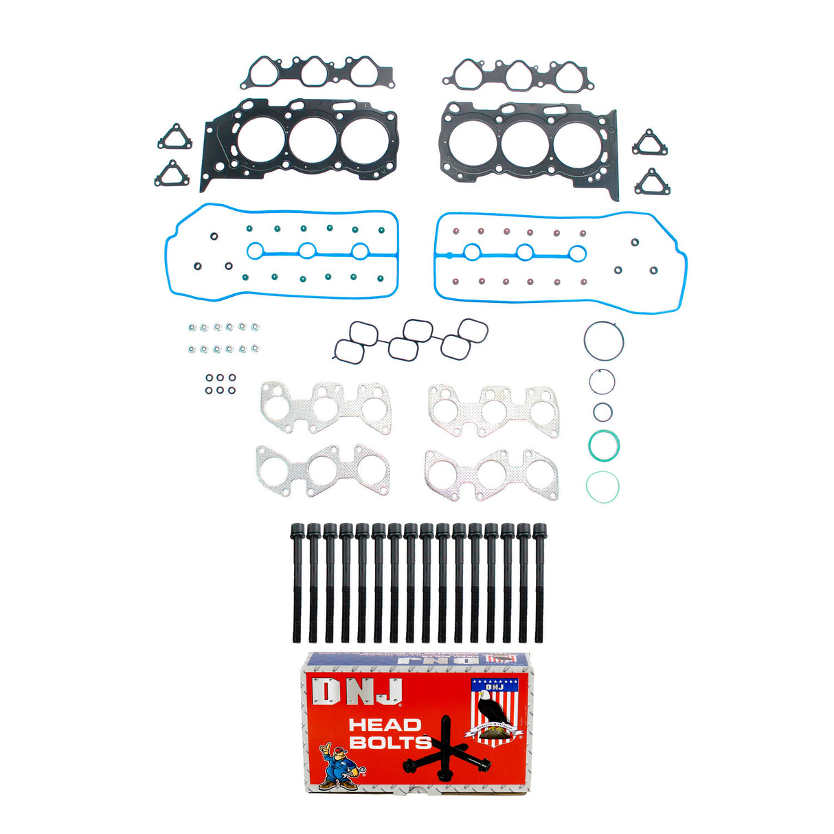 Cylinder Head Gasket set with Head Bolt Kit