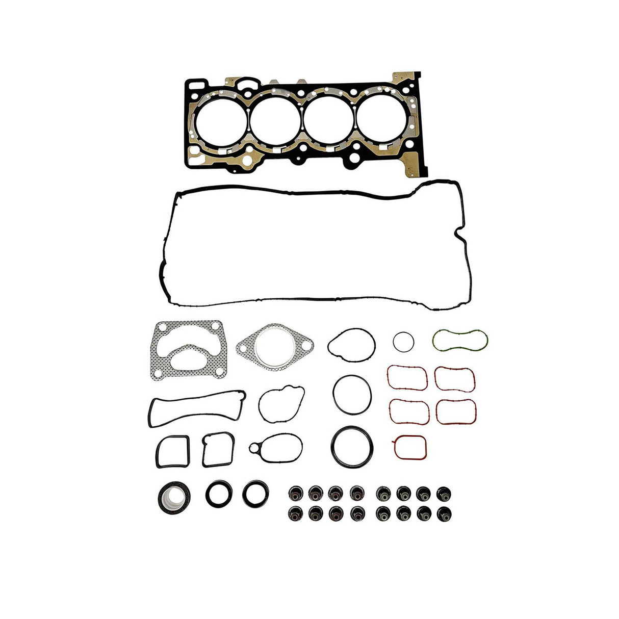 Cylinder Head Set with Head Bolt Kit 2015-2020 Ford 2.0L
