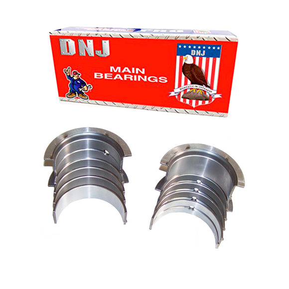 Crankshaft Main Bearing Set 1967-2002 AM General,Buick,Cadillac,Chevrolet,GMC,Oldsmobile,Pontiac 4.3L-5.7L (Oversizes Available)