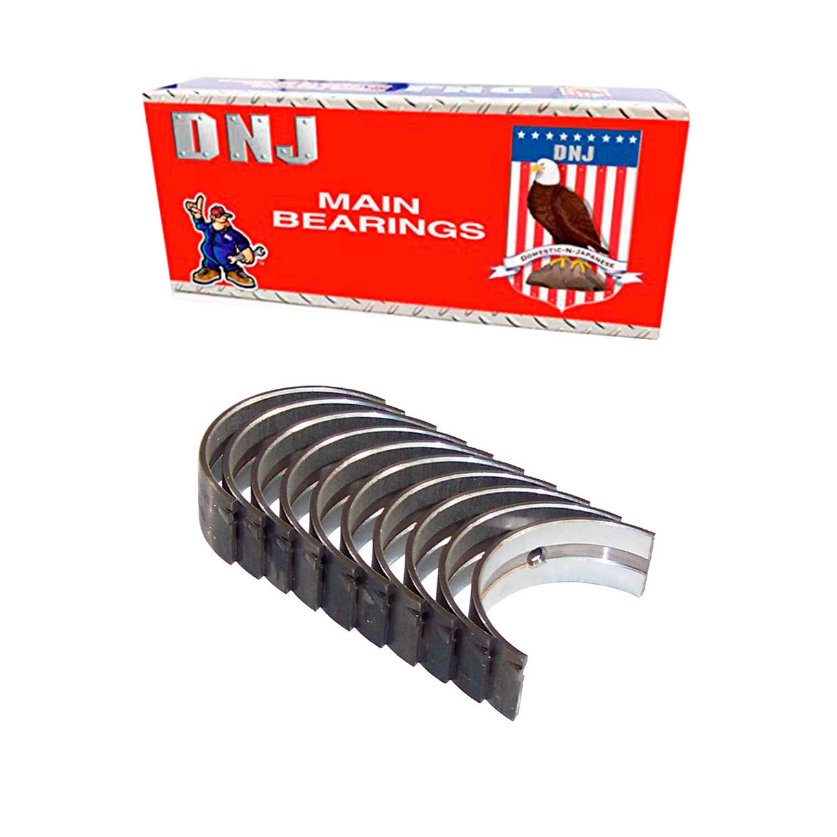 Crankshaft Main Bearing Set 1983-1998 Mazda  1.5L  (Oversizes Available)