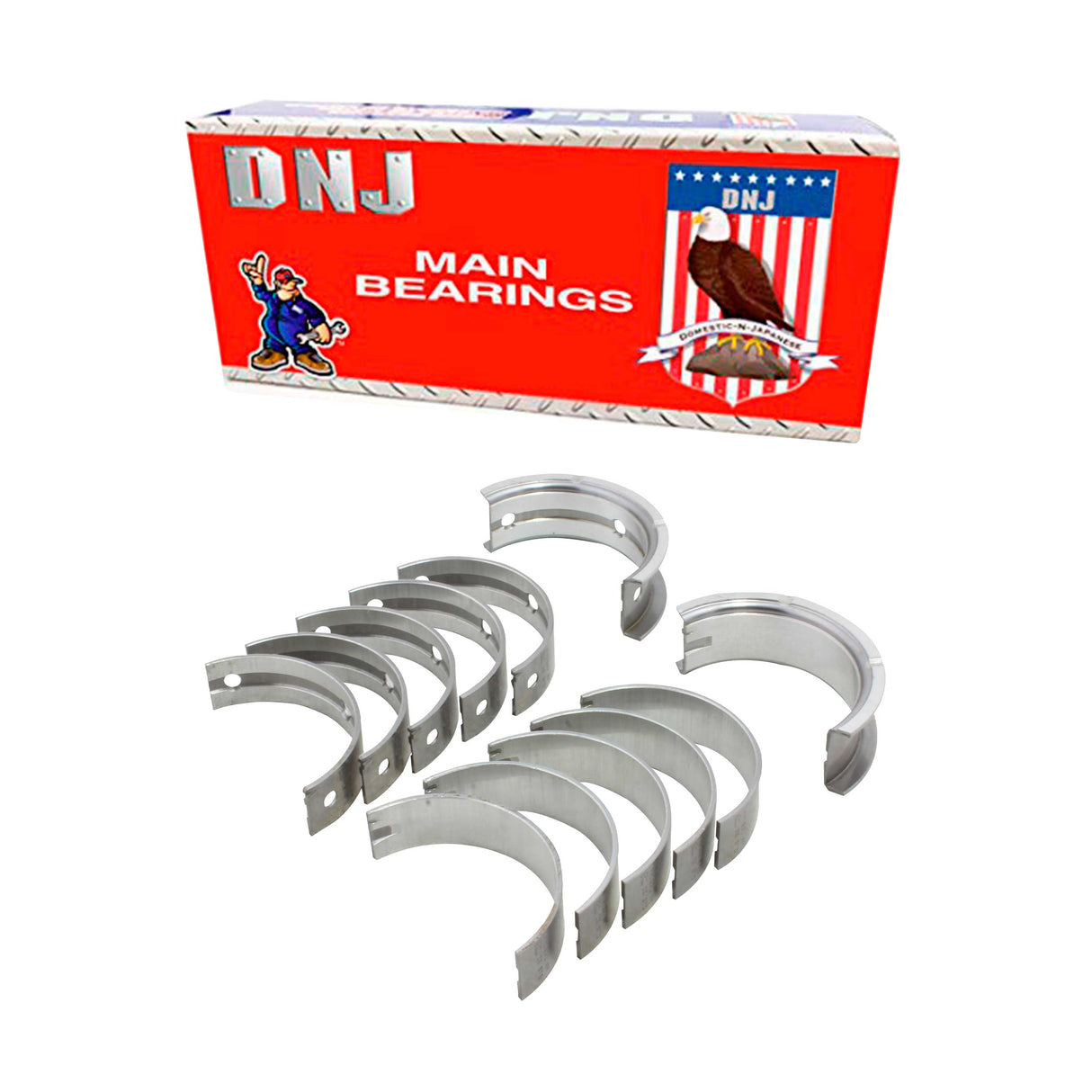 Crankshaft Main Bearing Set 1993-2013 Volvo 2.3L-2.5L (Oversizes Available)