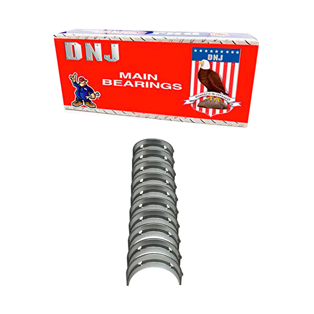 dnj crankshaft main bearing set 2014-2017 fiat,jeep 500l,500l,renegade l4 1.4l mb4363