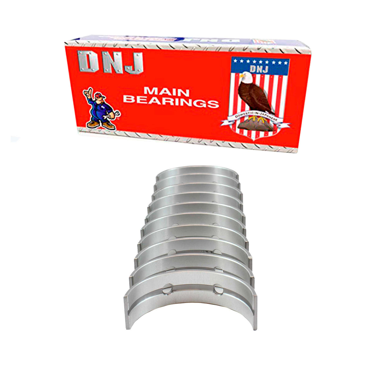 Crankshaft Main Bearing Set 2013-2019 Nissan 1.8L-2.0L (Oversizes Available)
