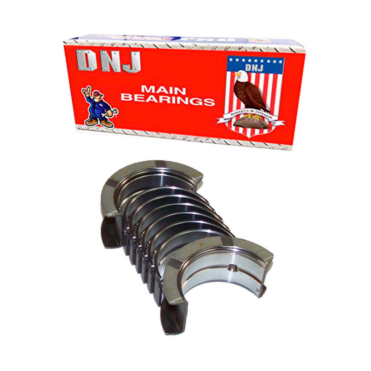 Crankshaft Main Bearing Set 1987-1994 Subaru 1.2L (Oversizes Available)