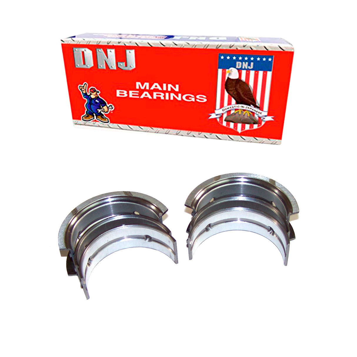 Crankshaft Main Bearing Set 1980-1994 Subaru 1.8L (Oversizes Available)