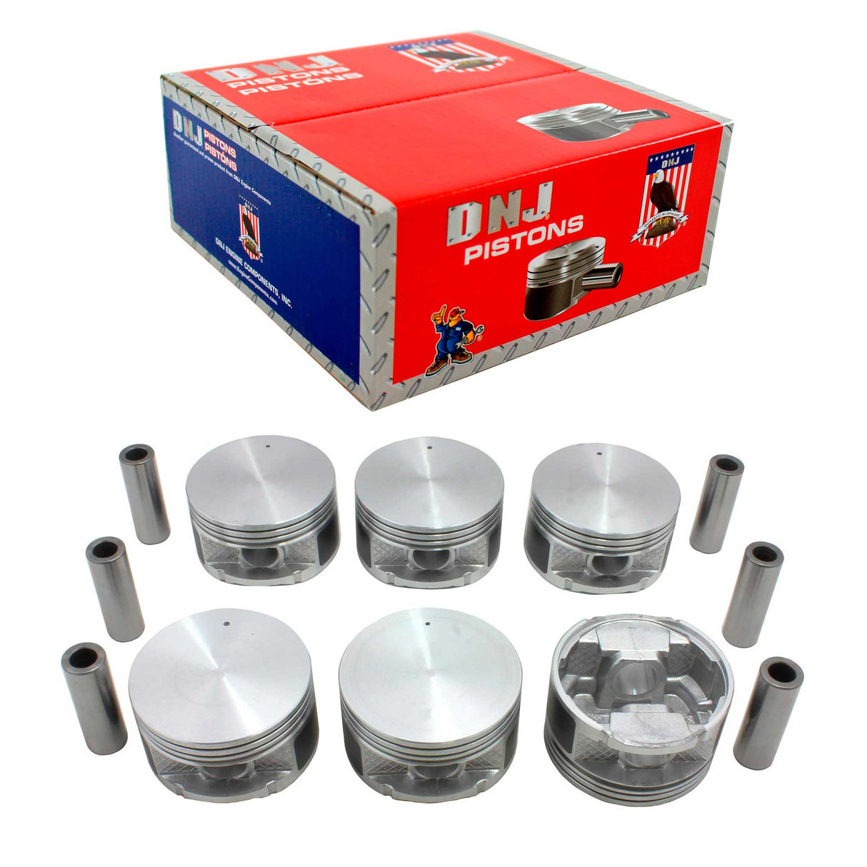 Piston Set 1998-2011 Chrysler,Dodge,Jeep,Plymouth,Volkswagen 3.8L (Oversizes Available)