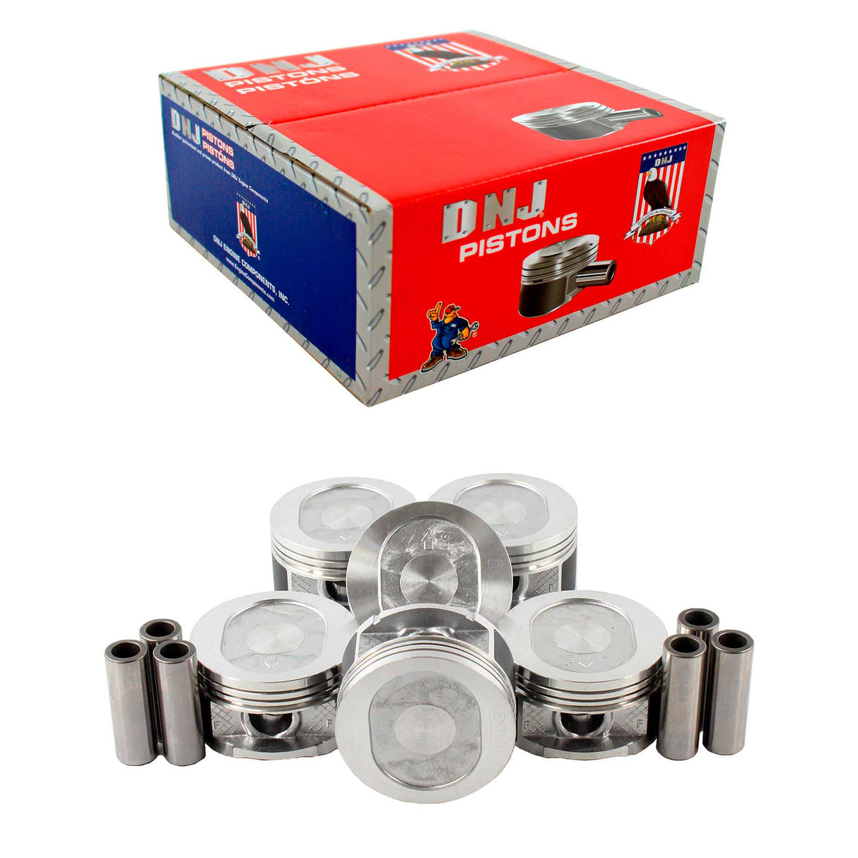 Piston Set 1990-1997 Chrysler,Dodge,Eagle,Plymouth 3.3L (Oversizes Available)