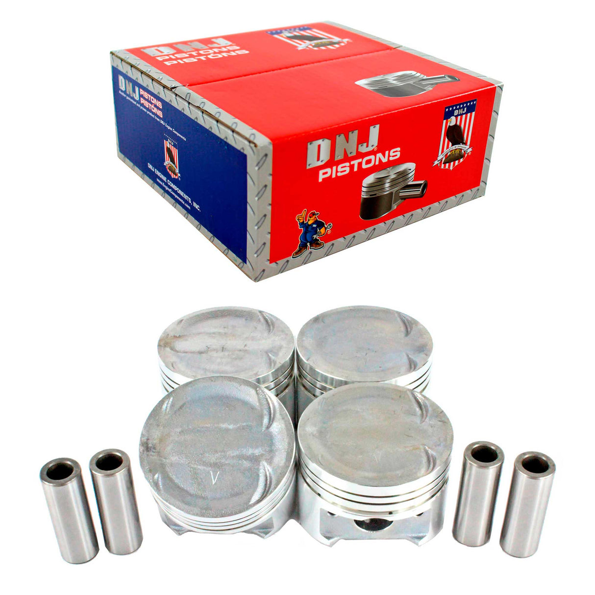 Piston Set 1993-1994 Eagle, Mitsubishi  2.0L (Oversizes Available)