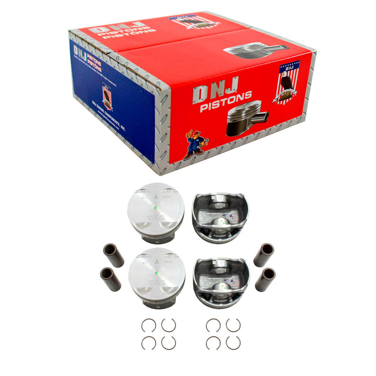 Standard size Complete Piston Set For 2013-2016 Dodge DOHC