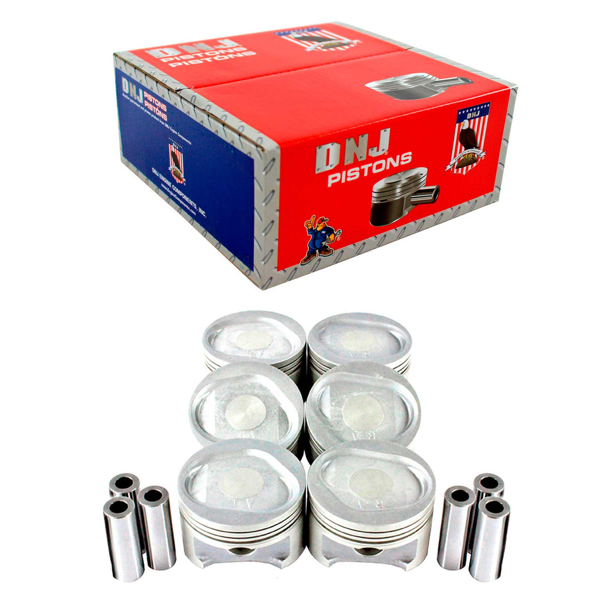 Piston Set 1994-2000 Chrysler,Dodge,Hyundai,Mitsubishi,Plymouth 3.0L (Oversizes Available)