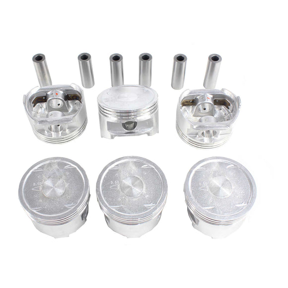 Piston Set 1999-2005 Chrysler,Dodge,Mitsubishi 3.0L (Oversizes Available)