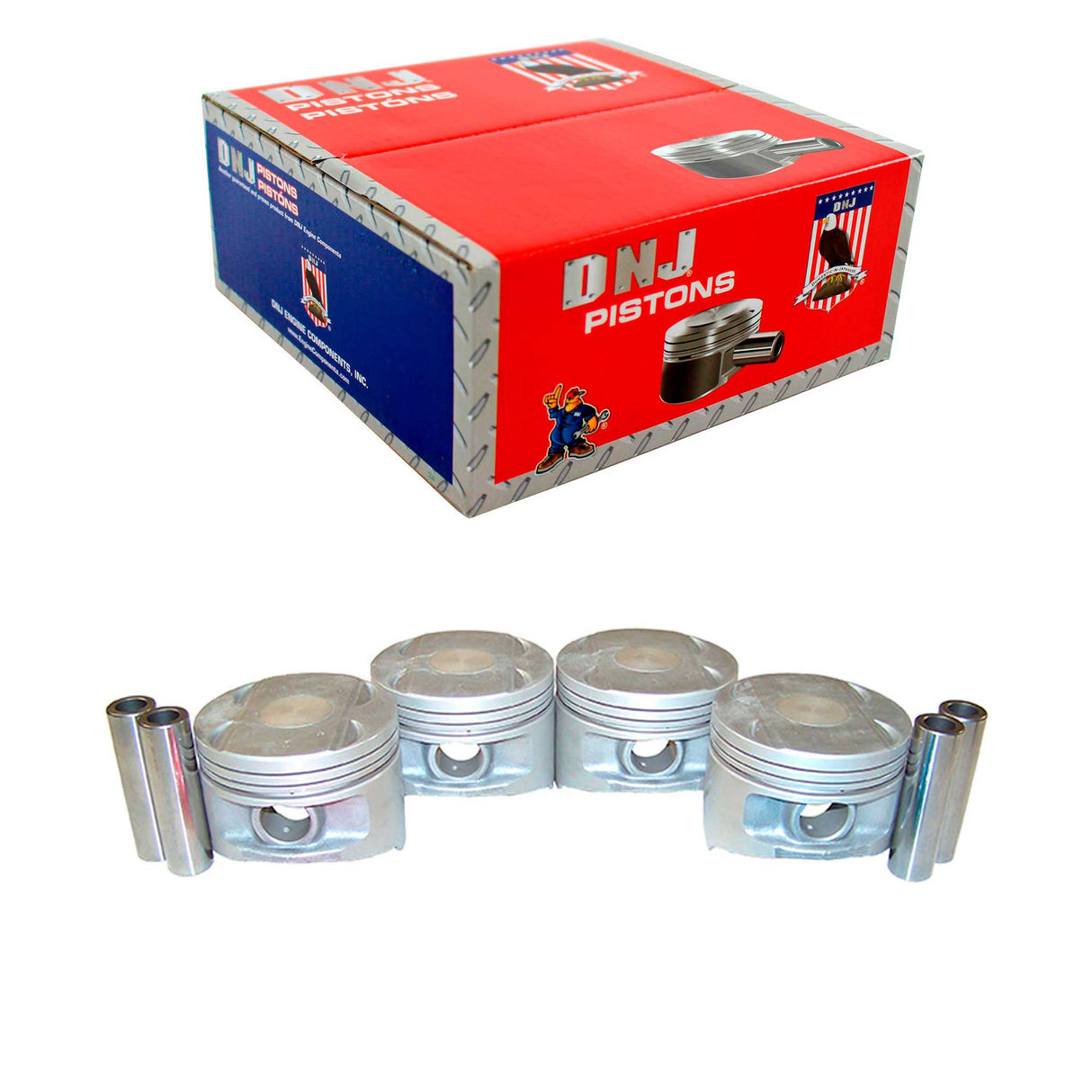 Piston Set 1995-1999 Chrysler,Dodge,Eagle,Mitsubishi,Plymouth 2.0L (Oversizes Available)