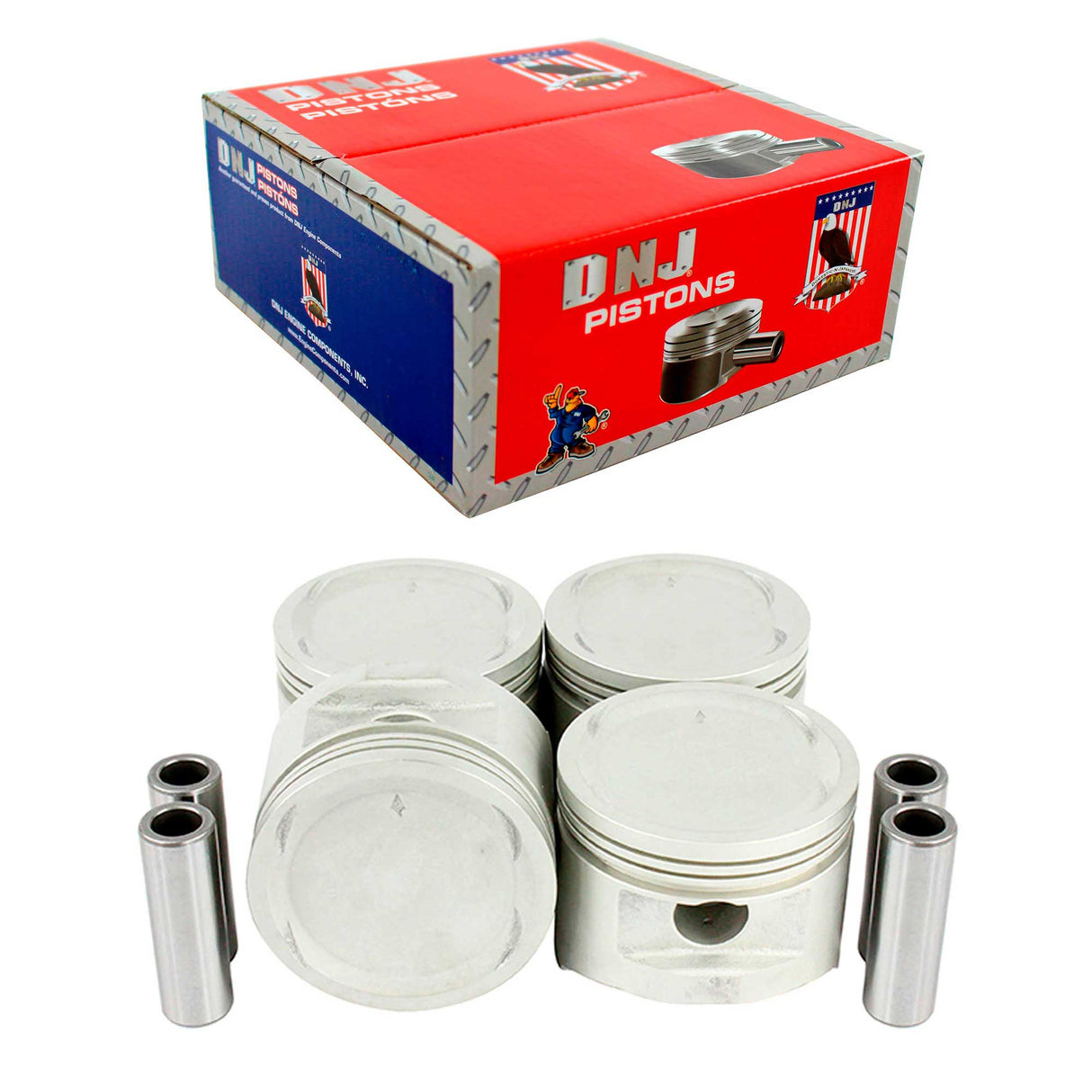 Piston Set (Oversizes Available) 1985-1989 Honda 2.0L