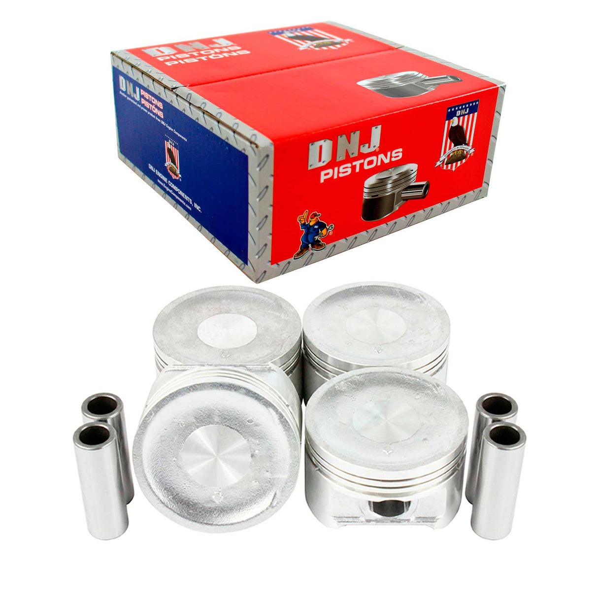 Piston Set 2001-2005 Honda 1.7L (Oversizes Available)