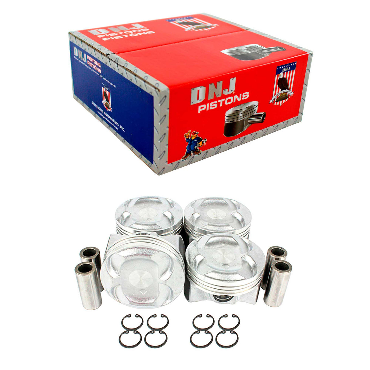 Piston Set (Oversizes Available) 2008-2011 Honda 2.4L