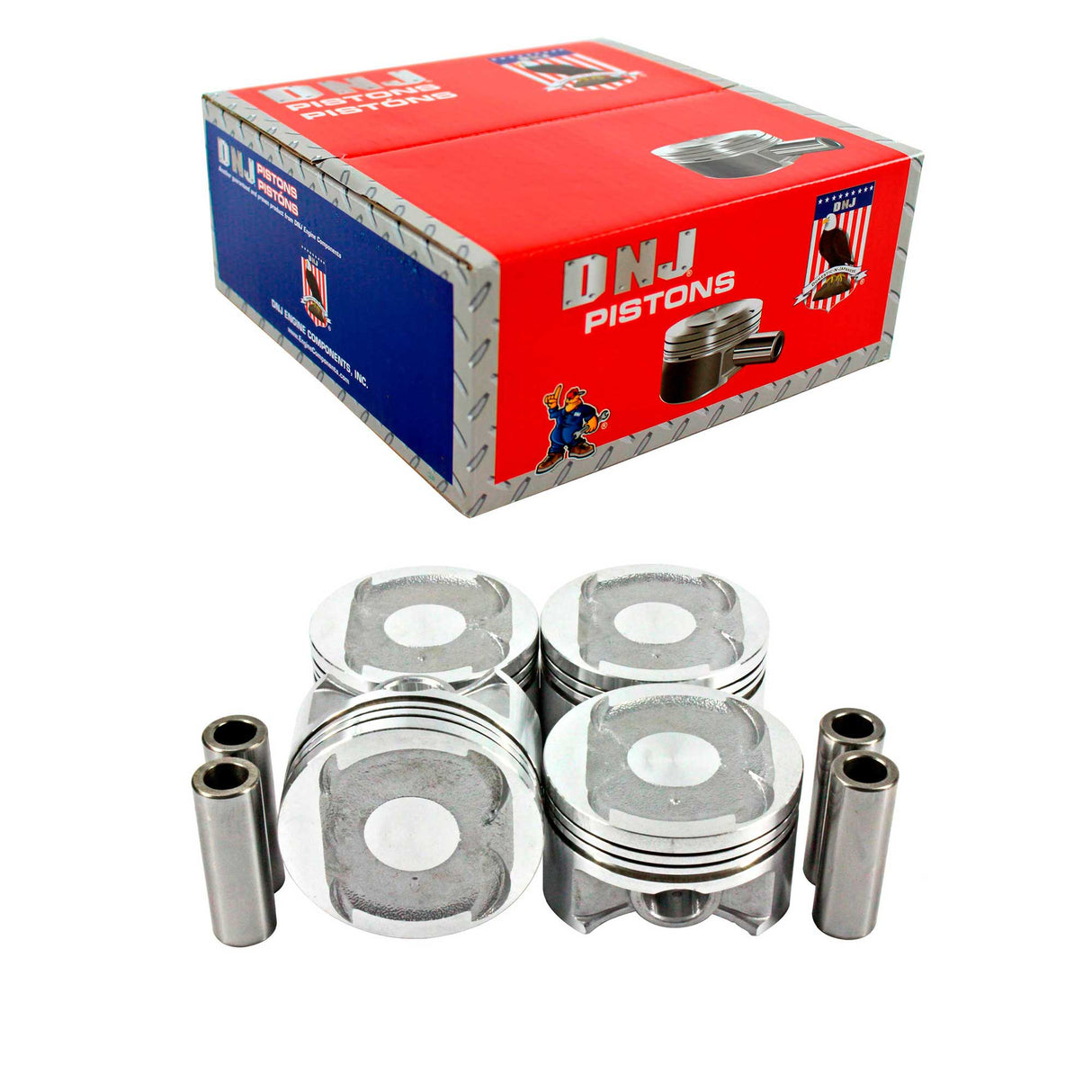 Piston Set 1996-2000 Honda 1.6L (Oversizes Available)