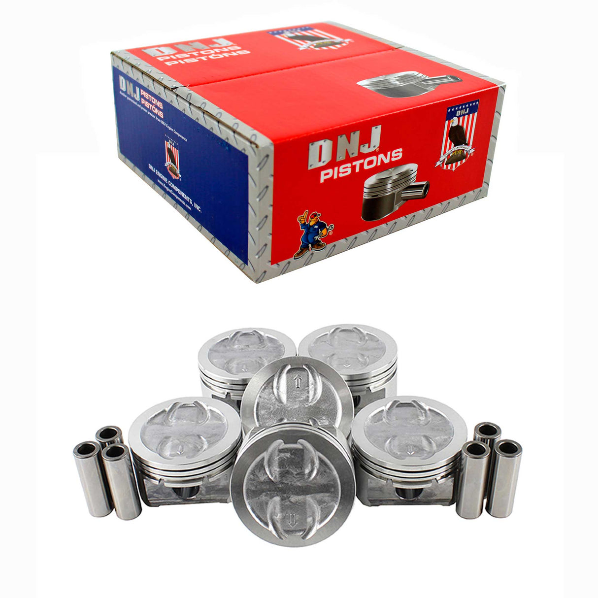 Piston Set 1992-2014 Chevrolet,GMC,Isuzu,Oldsmobile 4.3L (Oversizes Available)
