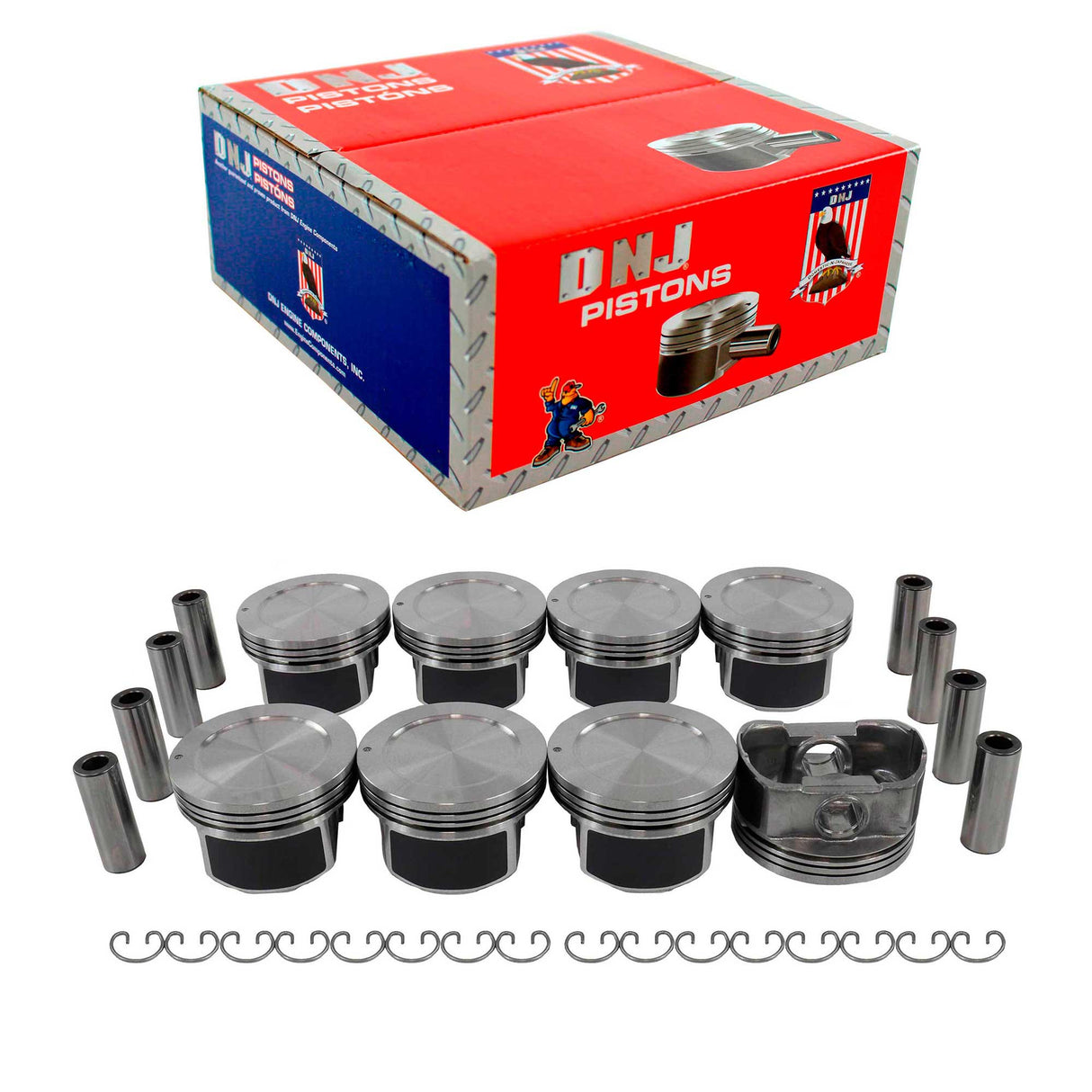 Piston Set 2003-2005 Chevrolet,GMC,Hummer 6.0L (Oversizes Available)